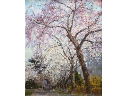 金京美（一级画家）《春暖花开》2016