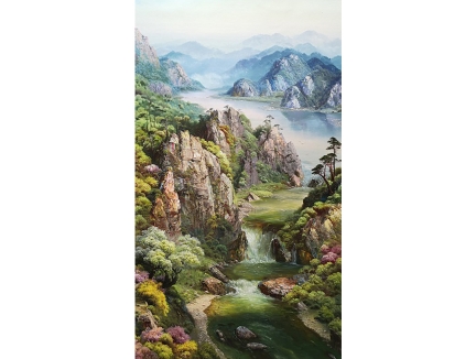 赵正范（一级画家）《峰峦雄伟》2018