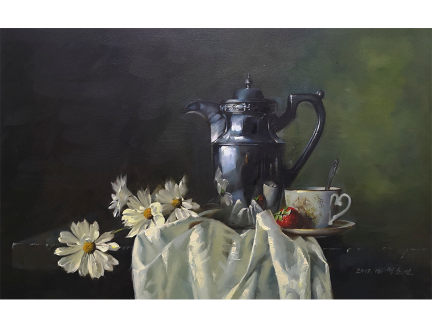 ​应小妍（一级画家）《光阴荏苒》73x46  2019年
