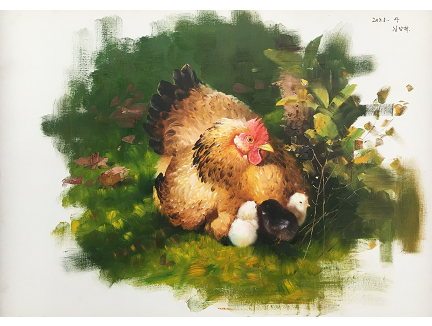 金尚赫（功勋艺术家）《大吉大利》95x69  2021年
