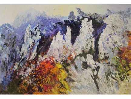 李华植（已故人民艺术家）《气凌霄汉》115x80  2019年
