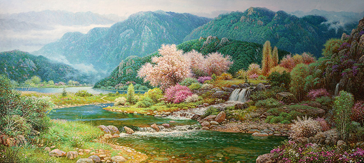 丹东朝鲜油画