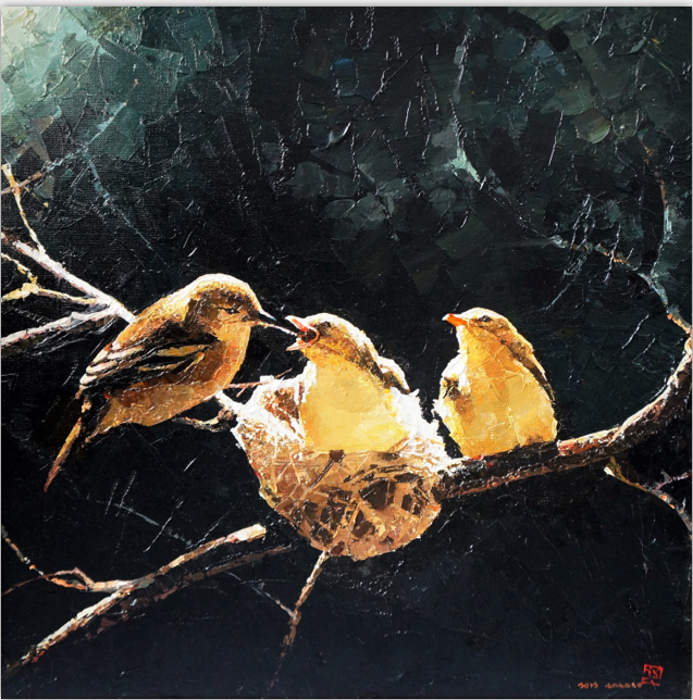 朝鲜动物油画 朝鲜动物油画