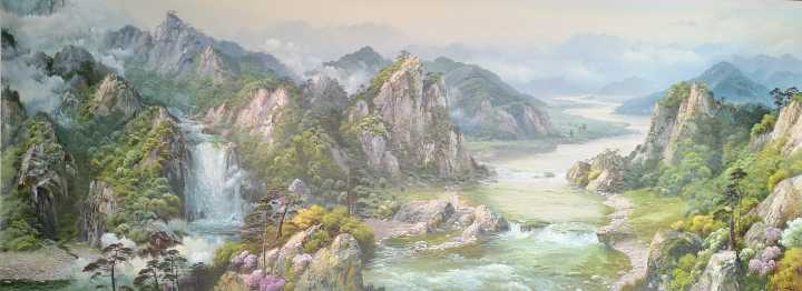 赵正范（一级画家）《大气磅礴》 220X80.jpg