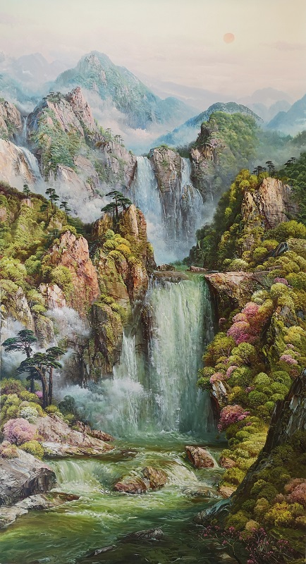 赵正范（一级画家）    《似玉如银》        162X90.jpg