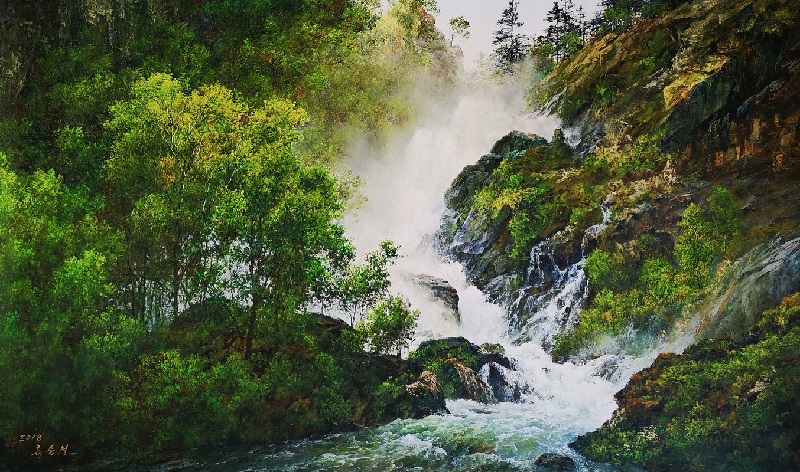 丹东朝鲜油画
