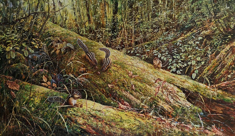 朴贤哲（一级画家）自由自在135X80 2015年朝鲜美展参展作品.jpg