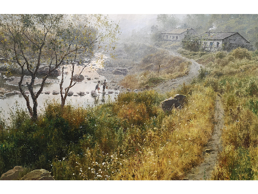 金正灿（功勋画家）《东方既白》2018年