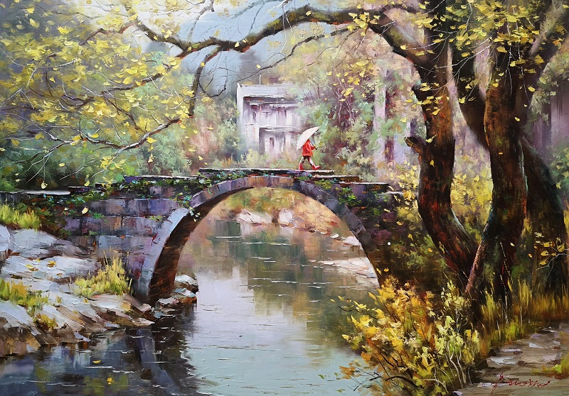 洪光哲（功勋）如烟若梦91X63  2018.jpg