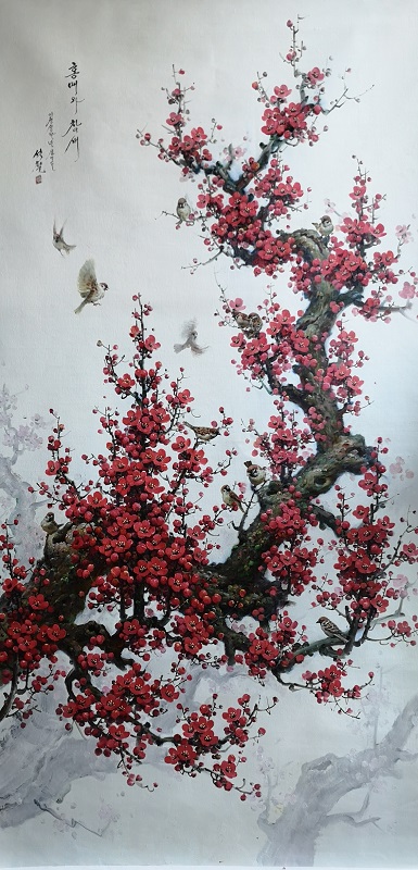 石哲（一级）暗香疏影161x80 2018.jpg