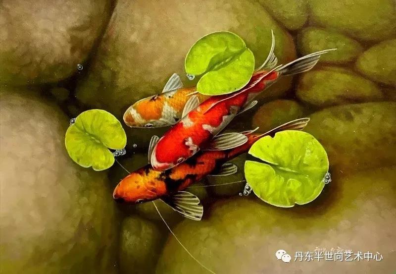 李贤明（一级画家）《年年有余》90x65