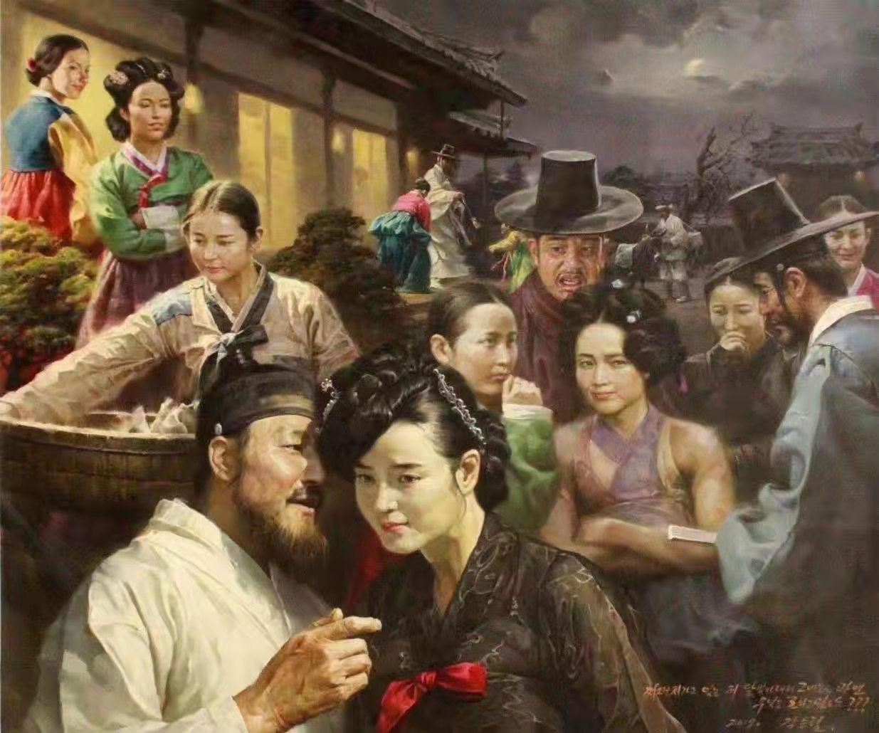 朝鲜油画