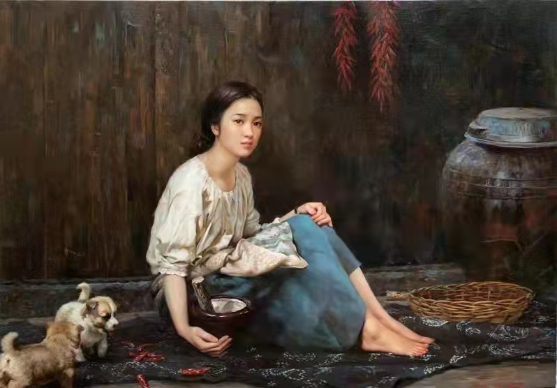 朝鲜油画