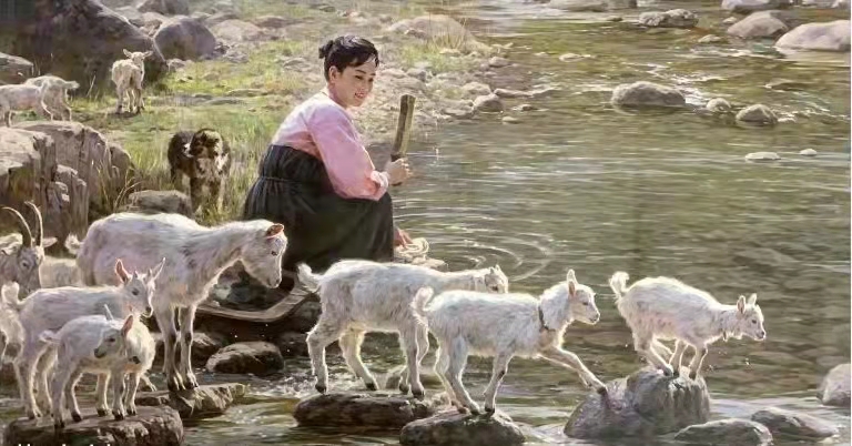 朝鲜油画