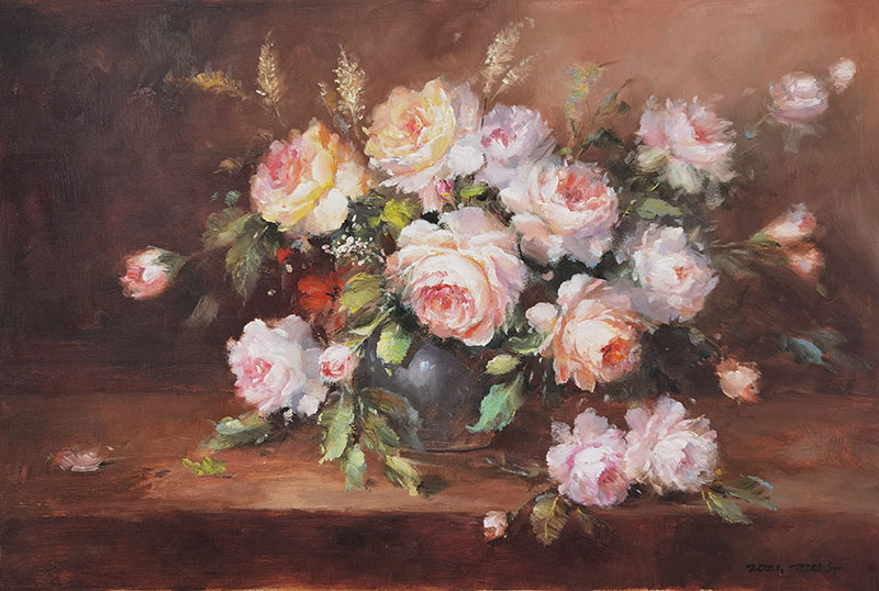 1664434549628688.jpg 6高镇洙(功勋艺术家)清芳92x62 2021 2.7.jpg